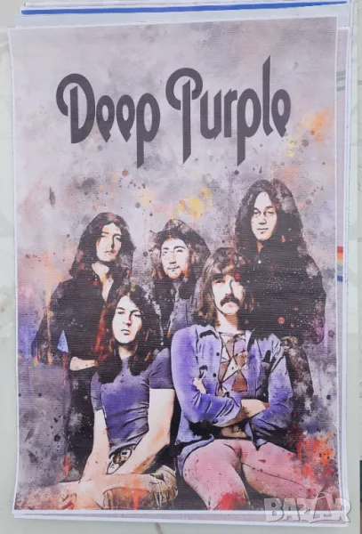4 бр плакат Deep Purple 30 x 45 см, снимка 1