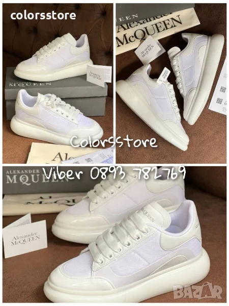 Мъжки бели кецове Alexander McQueen/BR145x, снимка 1