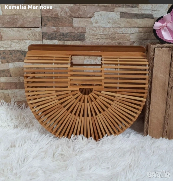 Дървена чанта, снимка 1