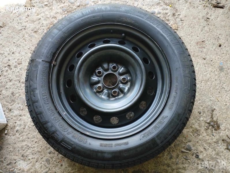Резервна метална джанта с гума за Тойота Авенсис 15 цола, снимка 1