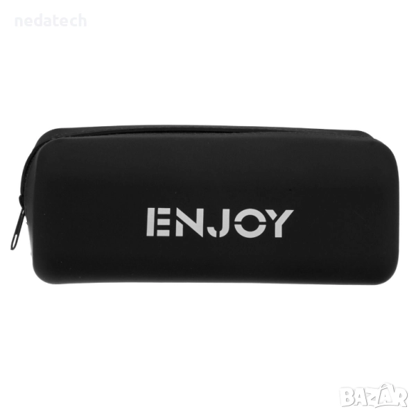 Силиконов несесер, Черен, 18x7x8 см., снимка 1