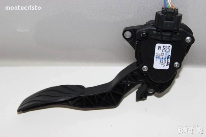 Педал газ Nissan Qashqai J11 (2014-2017г.) 180024BA0B / 18002 4BA0B / потенциометър 6PV00997815, снимка 1