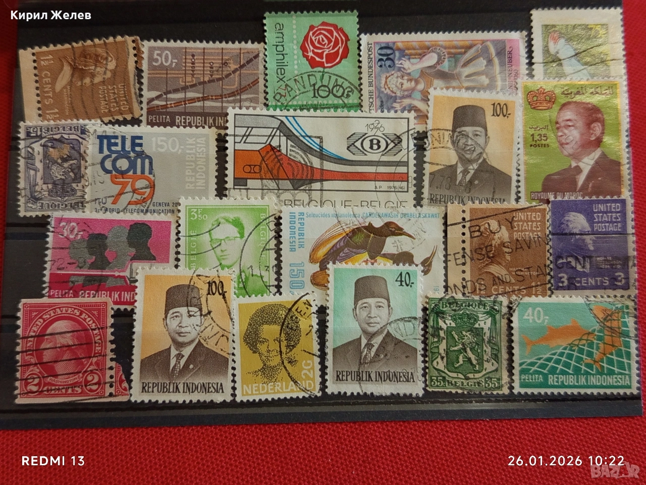 Стари пощенски марки от цял свят смесени СВЕТОВНИ ЛИДЕРИ за КОЛЕКЦИЯ 52035, снимка 1