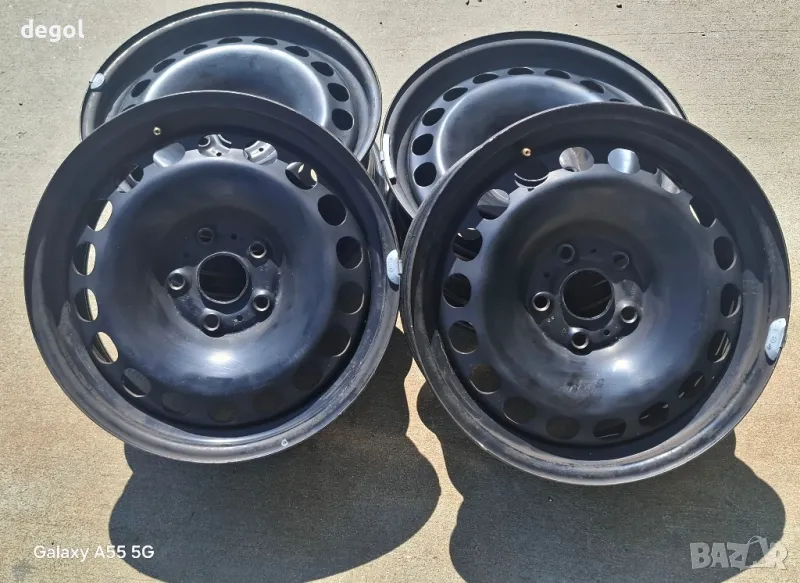 7N0.601.027.A Оригинални метални джанти VW,16 5x112 6.5J ET33 Vw Sharan,Tiguan след 2011г., снимка 1