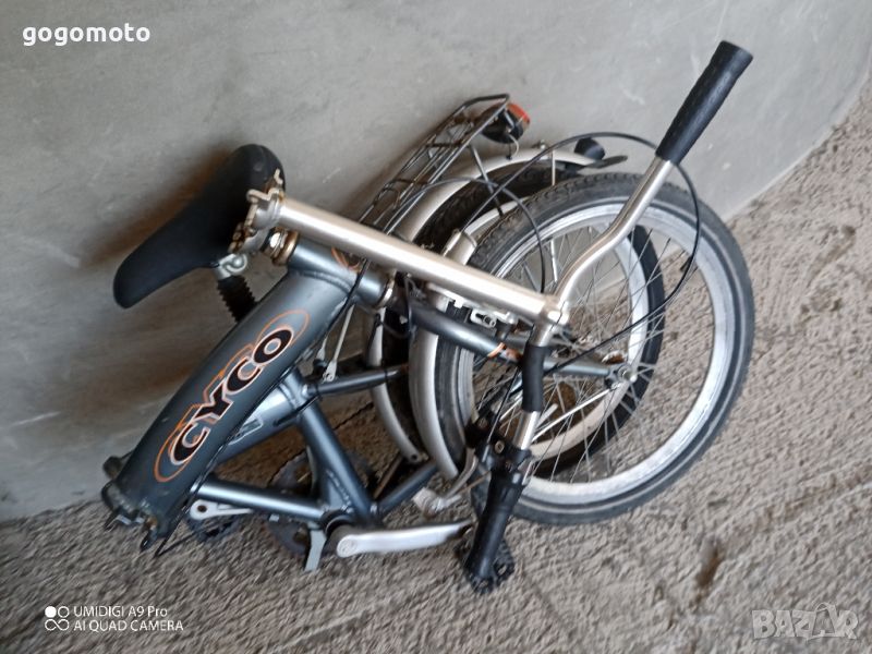 двойно сгъваемо алуминиево колело CYCO®, MADE IN GERMANY, сгъваем велосипед, пони, балканче, снимка 1
