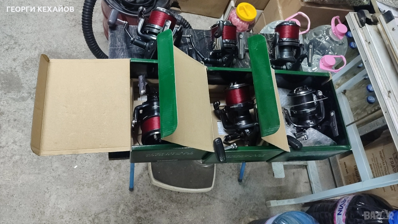 пръчки с макари Shimano, daiwa , снимка 1