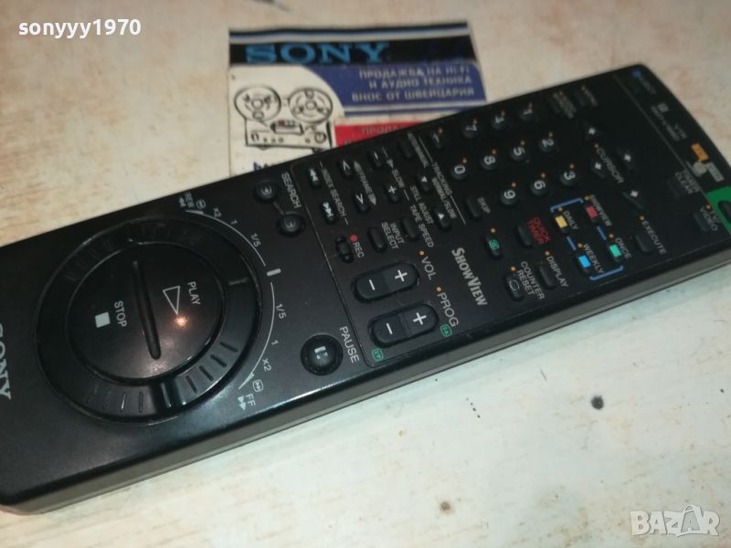 SONY RMT-V186D VTR/TV REMOTE CONTROL-ВНОС SWISS 0606241134, снимка 1