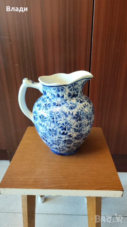 Нова керамична ваза тип кана, снимка 1