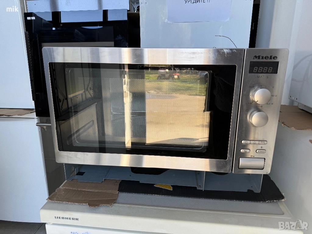 МИкровълнова печка за вграждане Миеле Инокс, снимка 1