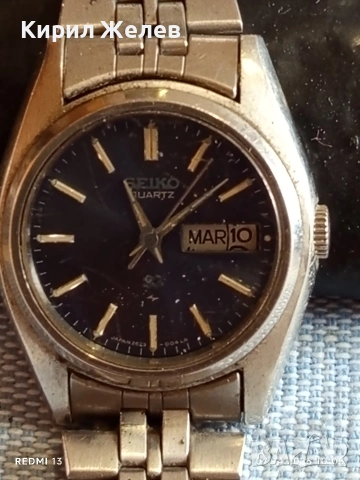 Дамски часовник SEIKO QUARTZ JAPAN много красив стилен дизайн 39783