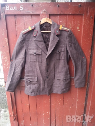 Военна зимна куртка , униформа - старшина БНА , НРБ