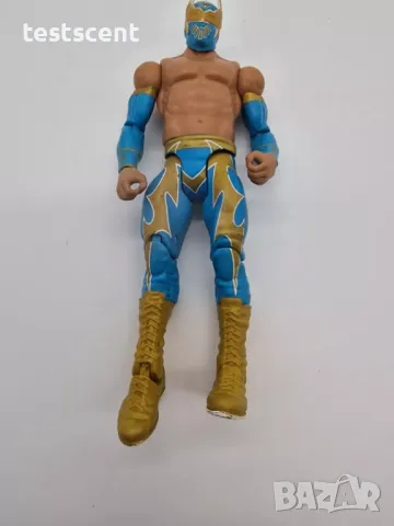 Екшън фигура WWE Sin Cara Син Кара Azul Basic Series Black Lucha играчка, снимка 5 - Колекции - 48407455