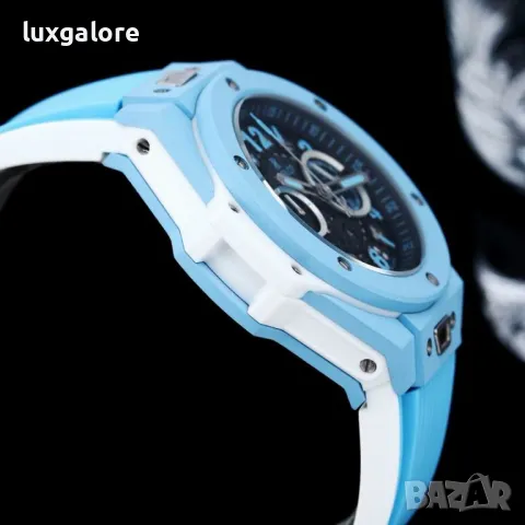 Мъжки часовник Hublot Big Bang Unico Sky Blue с кварцов механизъм, снимка 5 - Мъжки - 46902886