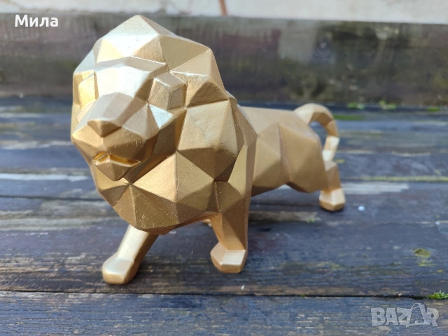 Декоративна фигура лъв, снимка 2 - Декорация за дома - 53592374
