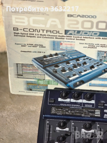 🎛️ Behringer BCA 2000 – контролер за звуци, миксове и мелодии, снимка 4 - Караоке - 52072312