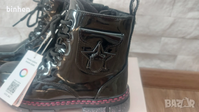 Детски нови топли боти  Nelli Blue 33 номер , снимка 4 - Детски боти и ботуши - 51957593