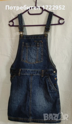 Момичешки дънков гащеризон FAT FACE 11-12 г.