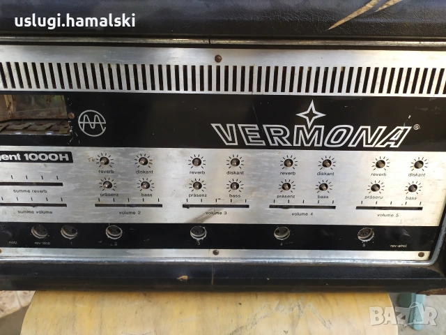 Ретро усилвател Vermona, снимка 4 - Ресийвъри, усилватели, смесителни пултове - 53987264