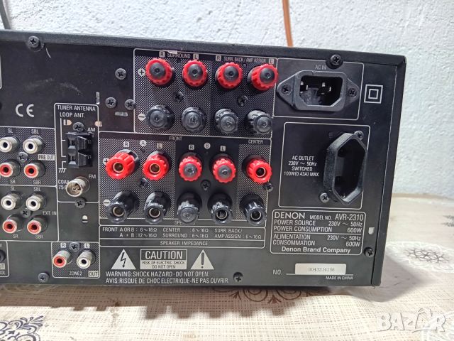 Ресийвър - Denon AVR-2310, снимка 6 - Ресийвъри, усилватели, смесителни пултове - 46166857