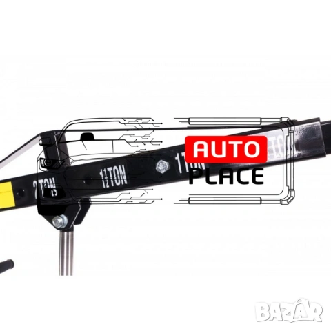 Хидравличен сгъваем кран за двигатели тип жираф 2 тона ROCKFORCE, снимка 5 - Други инструменти - 53994078