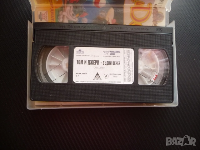 Том и Джери Бъдни вечер VHS филм филмчета наградени Оскар детска класика анимация любим котка мишка, снимка 2 - Анимации - 52049767