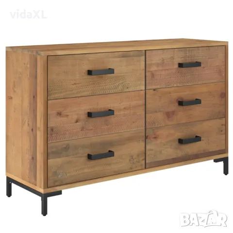 vidaXL Сайдборд, кафяв, 110x35x70 см(SKU:349921, снимка 1 - Други - 47872477