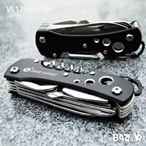 Качествен комбиниран нож 13 в 1 Grand Harvest , снимка 3 - Ножове - 54001459
