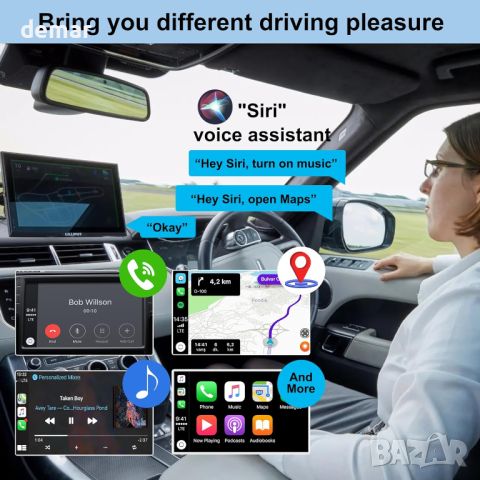 CarPlay безжичен адаптер за iPhone, Mini Wireless Carplay адаптер Dongle за Apple, снимка 3 - Аксесоари и консумативи - 46555181