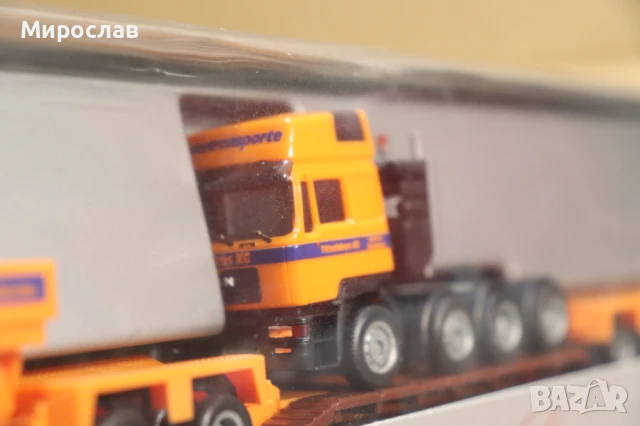 HERPA H0 1/87 MAN ВЛЕКАЧ КАМИОН ТИР МОДЕЛ ТЕЖКОТОВАРЕН ТРАНСПОРТ, снимка 5 - Колекции - 50909892