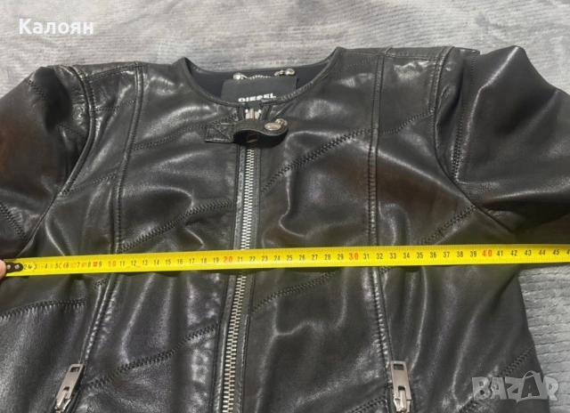 Кожено яке DIESEL размер -Small -  овча кожа, снимка 8 - Якета - 53399014
