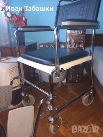 Комбиниран инвалиден стол за баня и тоалетна , снимка 2 - Други - 45009501