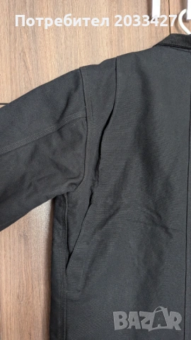Carhartt Chore Coat цвят черен (C001-BLK), снимка 3 - Якета - 53582555