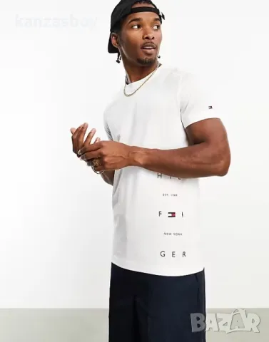 Tommy Hilfiger - страхотна мъжка тениска XL SLIM FIT КАТО НОВА 