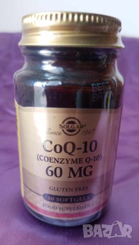 SOLGAR Coenzyme Q10/ Коензим Q10 60 mg. 30 капсули, снимка 1 - Хранителни добавки - 45284762