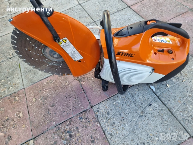 Stihl TS 420 - ръчен бензинов фугорез ф300/ф350, снимка 5 - Ъглошлайфи - 54172793
