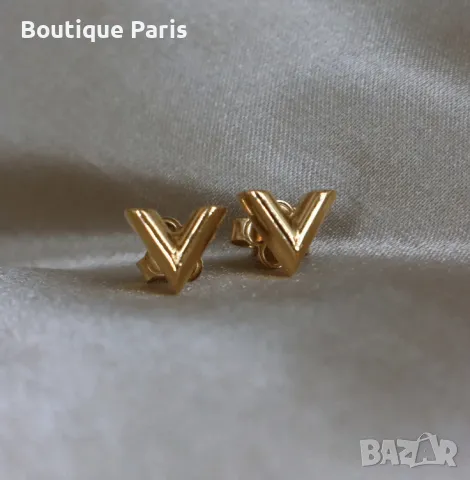 Louis Vuitton оригинални обеци, снимка 3 - Обеци - 50146679