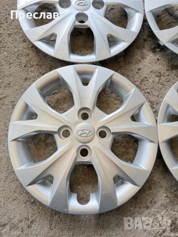 4 броя оригинални тасове за Hyundai I10 14, снимка 2 - Аксесоари и консумативи - 54244351