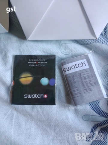 Omega Swatch Mission to Moon Moons Speedmaster часовник Хронограф Копие, снимка 18 - Мъжки - 49648926