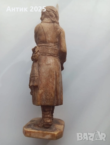 Френски революционер с флаг — резбована фигурка от кост, Франция, края на XVIII век, снимка 15 - Антикварни и старинни предмети - 52841852