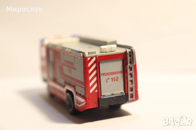 WIKING 1:87 H0 MAN ПОЖАРНА КАМИОН МОДЕЛ КОЛИЧКА, снимка 7 - Колекции - 52931464