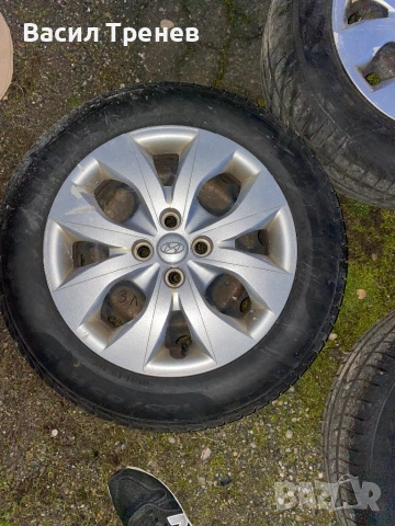 Хюндай И20 гуми с джанти и тасове плюс подарък датчици за налягане, снимка 5 - Гуми и джанти - 53127010
