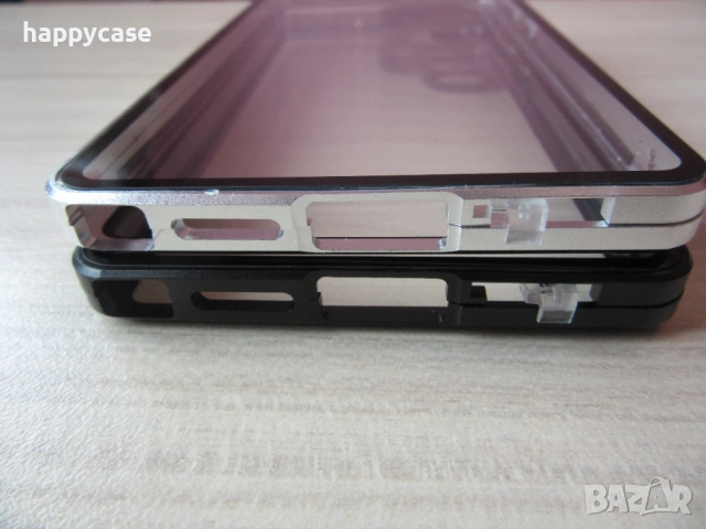 Samsung Galaxy S26 Ultra / S25 Ultra / S25+ / S25/ Двоен 360° магнитен кейс калъф с камера протектор, снимка 11 - Калъфи, кейсове - 48736561