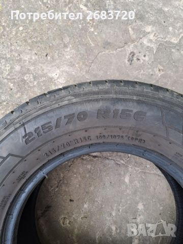 4 Гуми 215/70 R15 C  внос от германия, снимка 2 - Гуми и джанти - 45753709