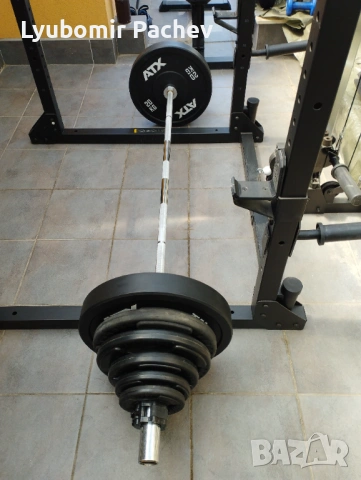 Олимпийски Лост 220 см, 20 кг + Тежести – общо 127.5 кг олимпийски размер