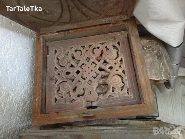 Камина, печка на дърва, сглобяема от огнеупорни тухли с орнаменти Варна, снимка 2 - Печки, фурни - 51798724