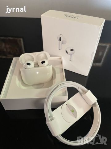 Нови Apple AirPods 3rd Gen, снимка 6 - Аксесоари за Apple - 46686885