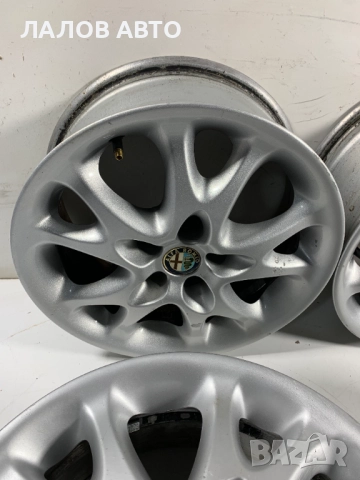 Алуминиеви джанти 15 цола Alfa Romeo 5x98 ц.о. 57.8 Ет 41.5 6.5j, снимка 3 - Гуми и джанти - 52366390