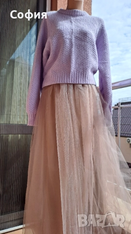 Сет от туту пола и пуловер,р-р С/М/Л, снимка 2 - Комплекти - 52965878