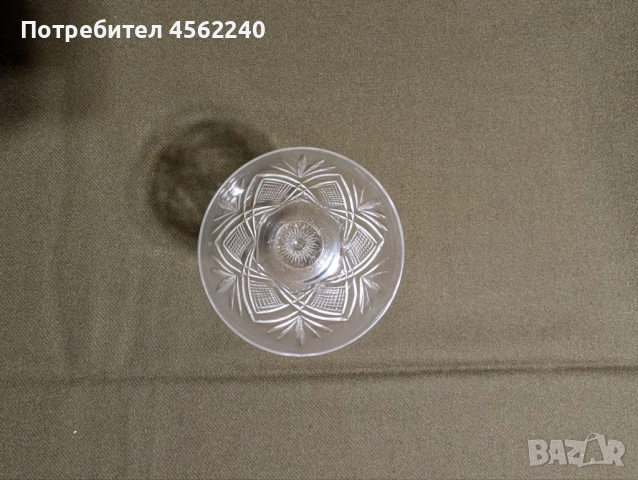 Елегантни кристални чаши 5 бр, снимка 3 - Чаши - 52645893