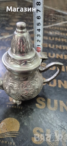 Арабски чайник, снимка 8 - Антикварни и старинни предмети - 52962804